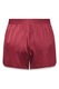 Only, Pantaloni scurti cu talie elastica, Alb/Visiniu