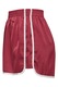 Only, Pantaloni scurti cu talie elastica, Alb/Visiniu