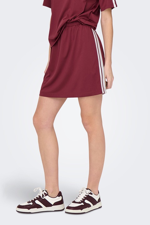 Only, Fusta cu talie elastica, Visiniu