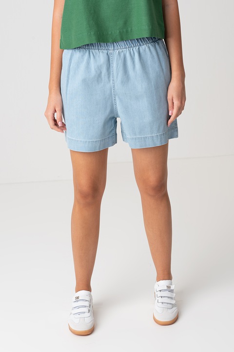 Pieces, Къси дънки с джобове, Светлосин