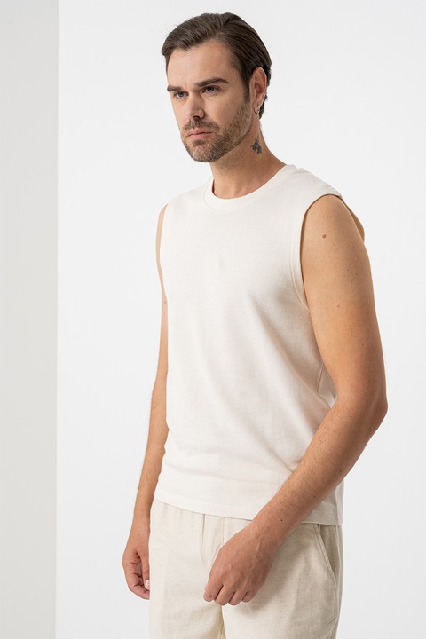 Jack & Jones, Top tricotat fin, Crem