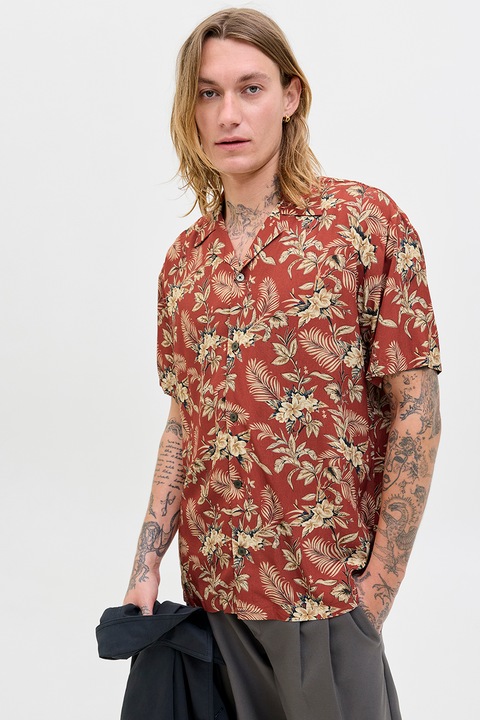 Jack & Jones, Mintás modáling, Csontszín/Téglavörös