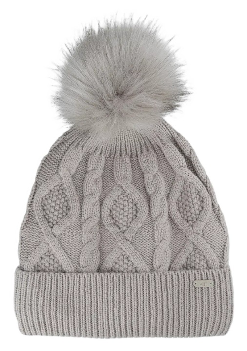 Caciula dama 4F, Negru, Poliester, Negru