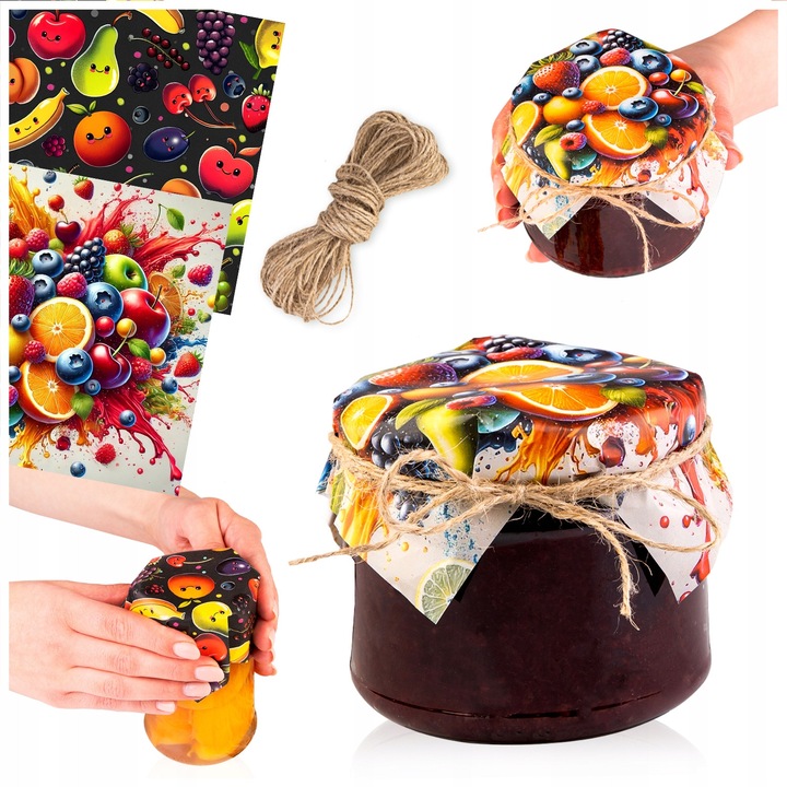 Set De Capace Pentru Borcane Din Iuta, Superbutelki, Biodegradabile, Reutilizabile, Stil Natural, Potrivire Universala, 135 Mm x 135 Mm, 50 Bucati