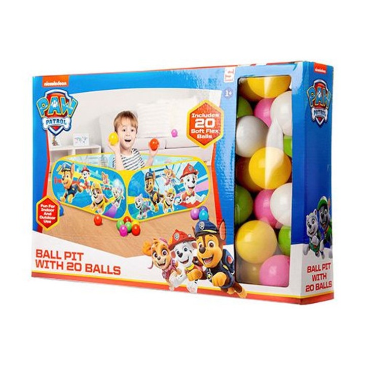 Set Piscina cu bile, Paw Patrol, multicolor