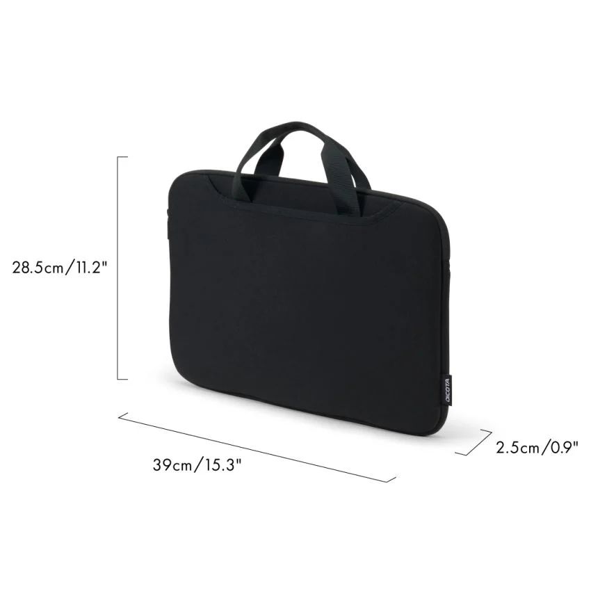 Geanta laptop Dicota Smart Sleeve One 15-16", neagra, 390x25x285mm, 385x30x265mm