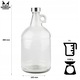 Sticla De Sticla, Superbutelki, Sticla, 3 L, Inaltime: 30 cm, Latime: 14.5 cm, 30 cm x 14.5 cm, Ideala Pentru Pastrarea Vinului, Lichiorurilor, Pentru Cadouri, Transparenta