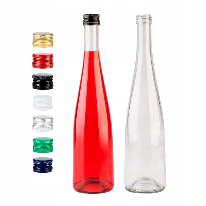 Set Sticla Cu Capac, SuperButelki, Sticla, Inchidere Hermetica, Productie De Inalta Calitate, Usor De Curatat, Durabil, Greutate 400 g, 30 x 7 cm, Multicolor