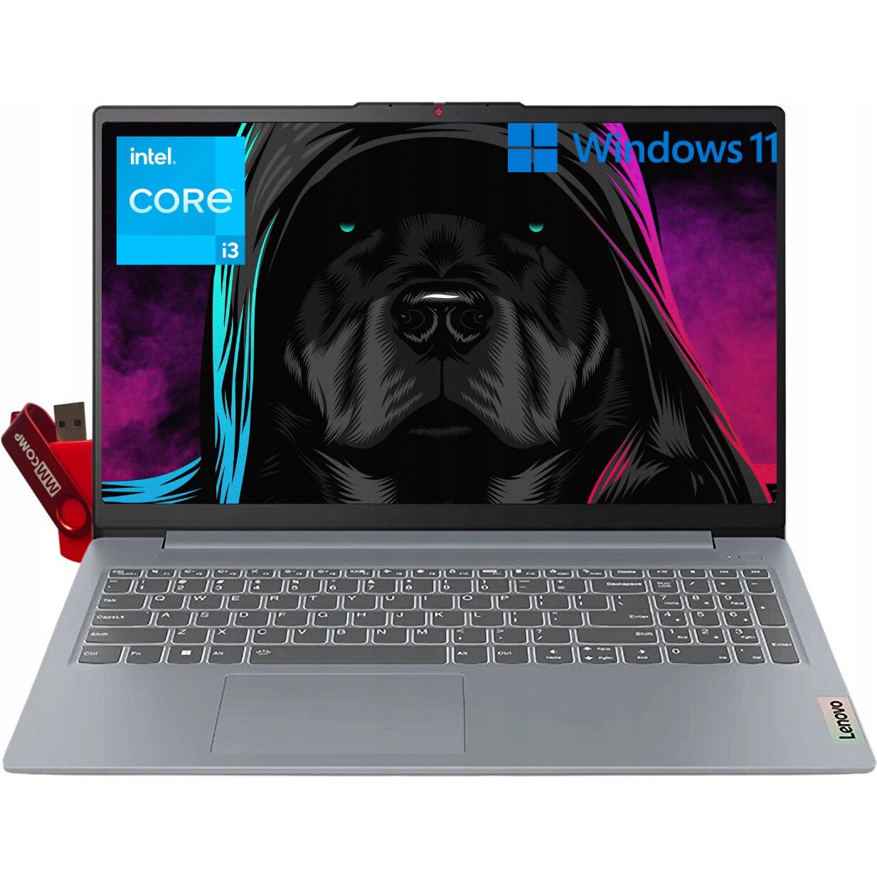 Laptop Lenovo IdeaPad Slim 3, intel core i3, 8 GB 1 TB SSD, 15.6