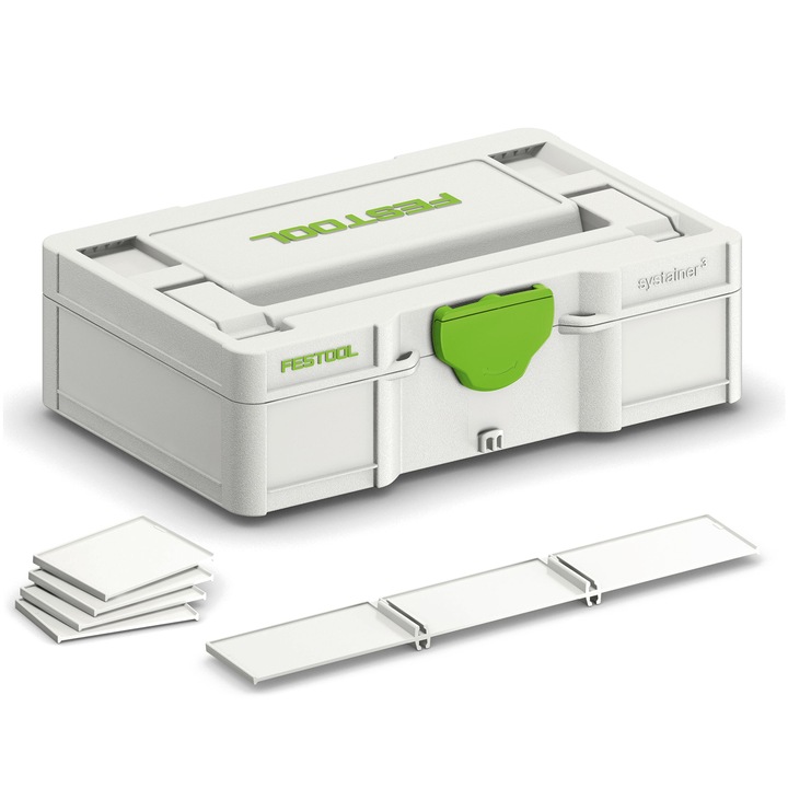 Органайзер за инструменти Festool Systainer SYS3 S 76, с 4 къси и 1 дълго отделение