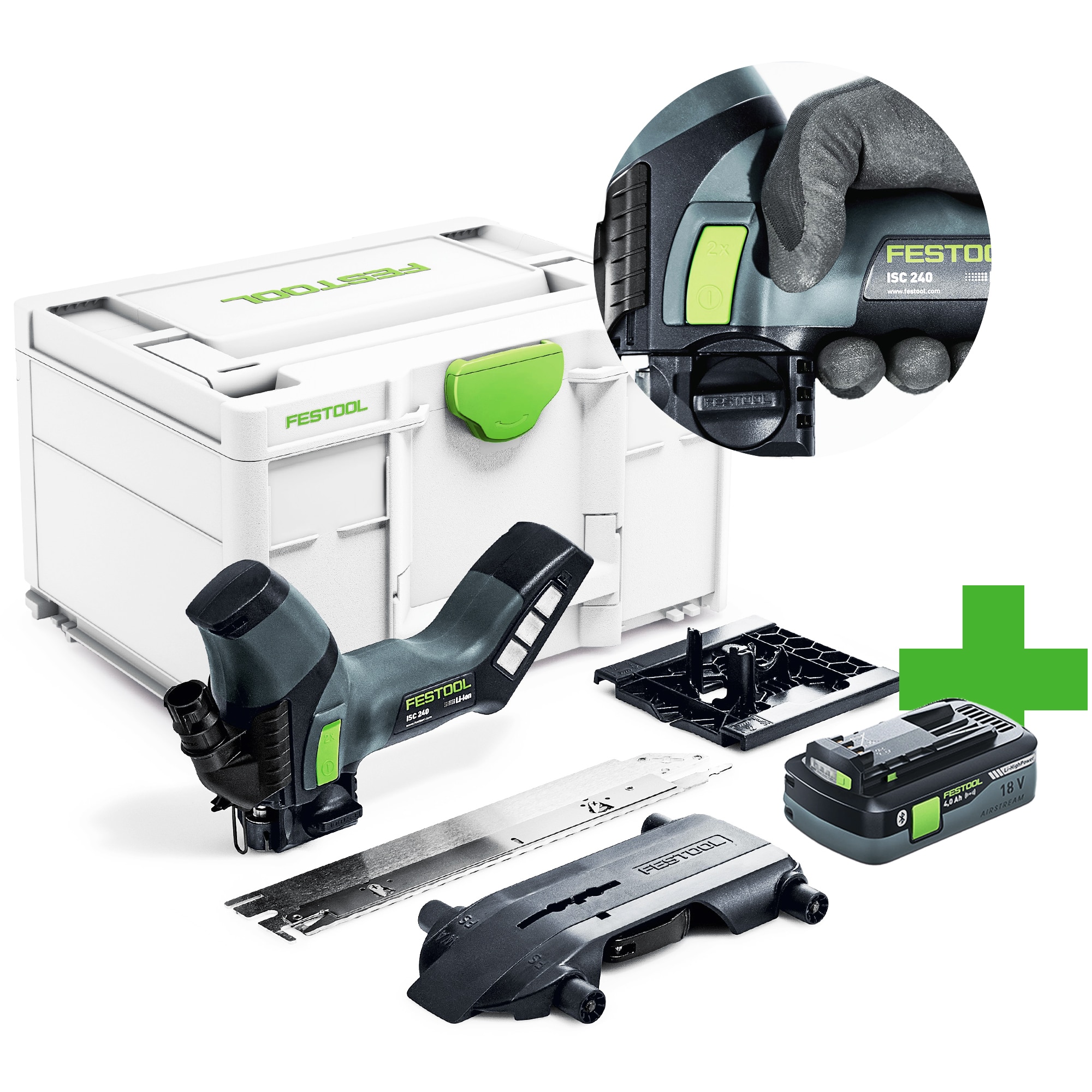 Fierastrau electric pentru izolatii, Festool ISC 240 EB-Basic, adancime ...