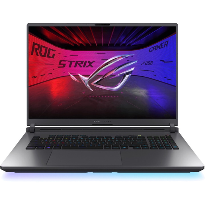 Лаптоп ASUS ROG Strix G18 G815LW-S9046, Intel Core Ultra 9 275HX, 18 инча, RAM 32GB, SSD 1TB, nVidia GeForce RTX 5080 16GB, без операционна система, Eclipse Gray