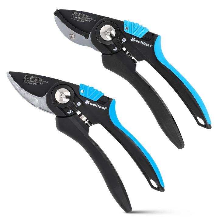 Set 2 foarfeci gradinarit Cellfast, 41-020 si 41-021, pentru taierea ramurilor uscate, 10-18 mm