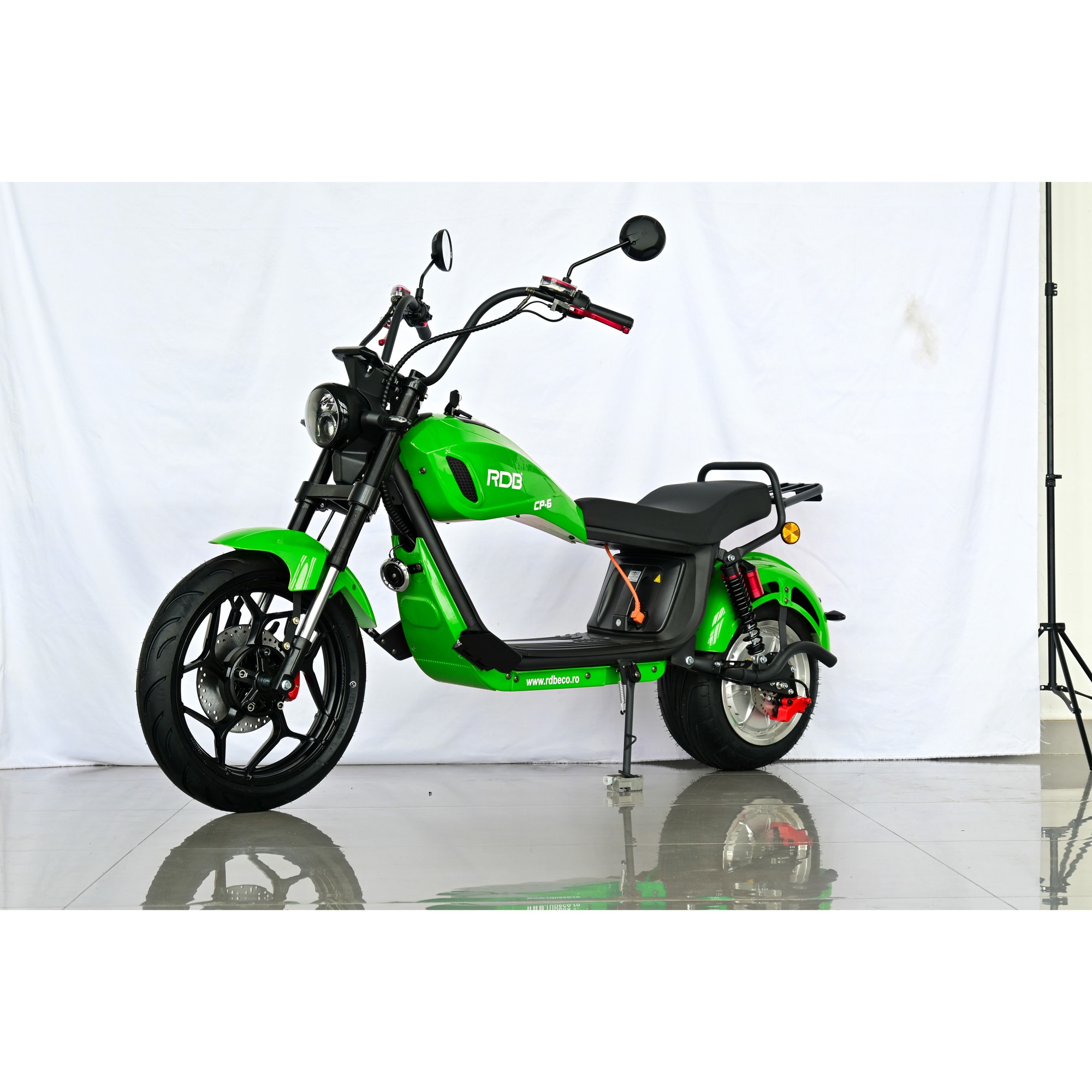 Scuter electric City Coco Harley RDB CP-6, Verde, CIV Inclus - eMAG.ro