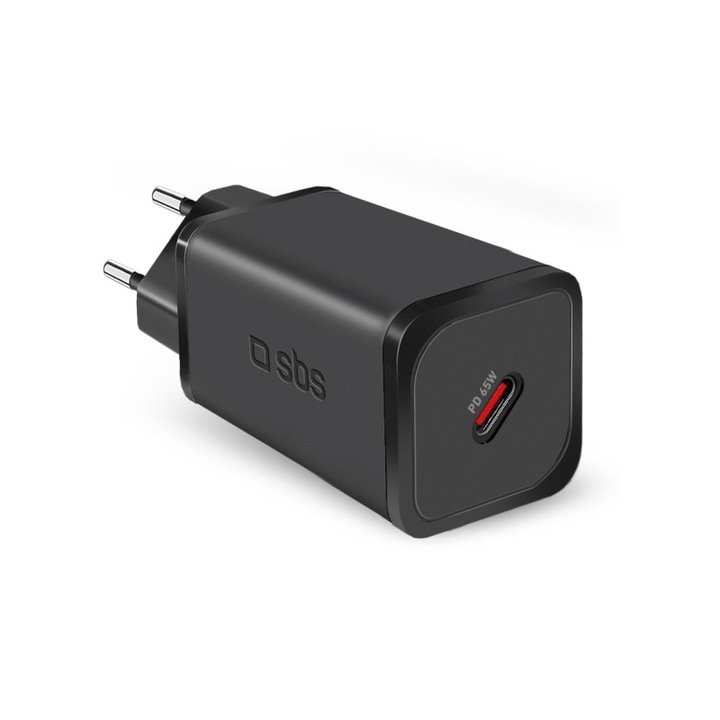 GaN 65W SBS 38172 USB-C PD hálózati töltő