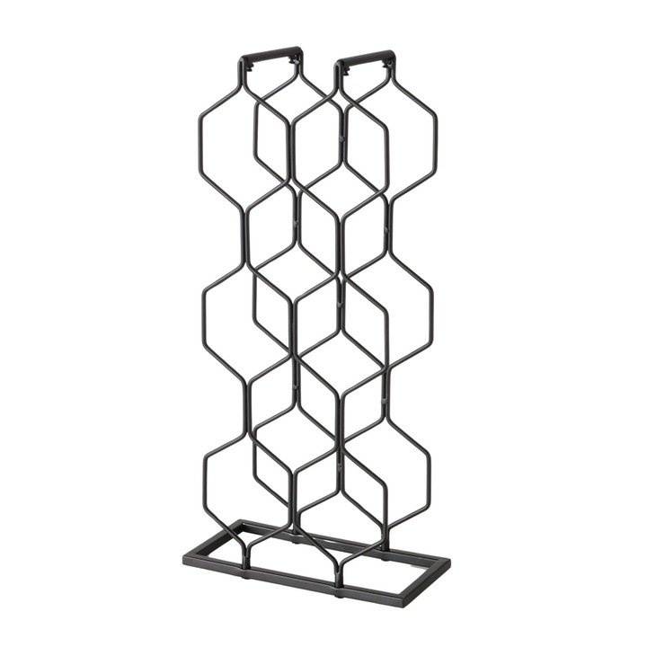 Pretoria fém borosüveg tartó, 23x11x48,5 cm