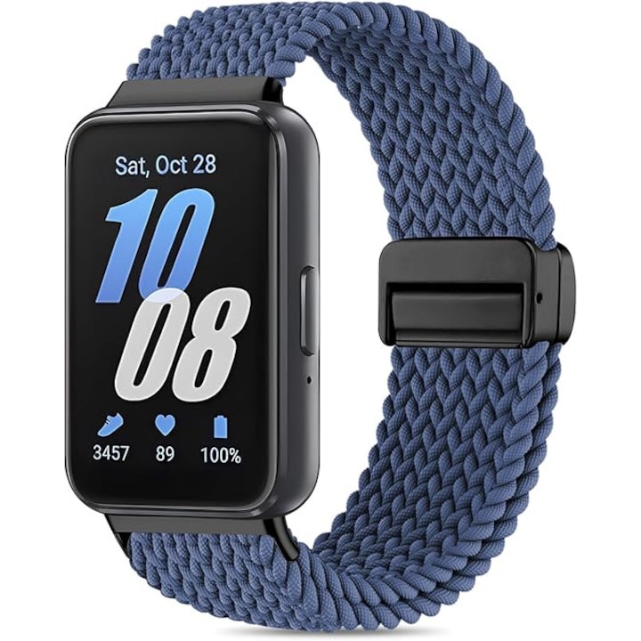 Каишка за Samsung Galaxy FIT3, SA&SO General Store®, плетен микрофибър, удобна и лесна за носене, синя