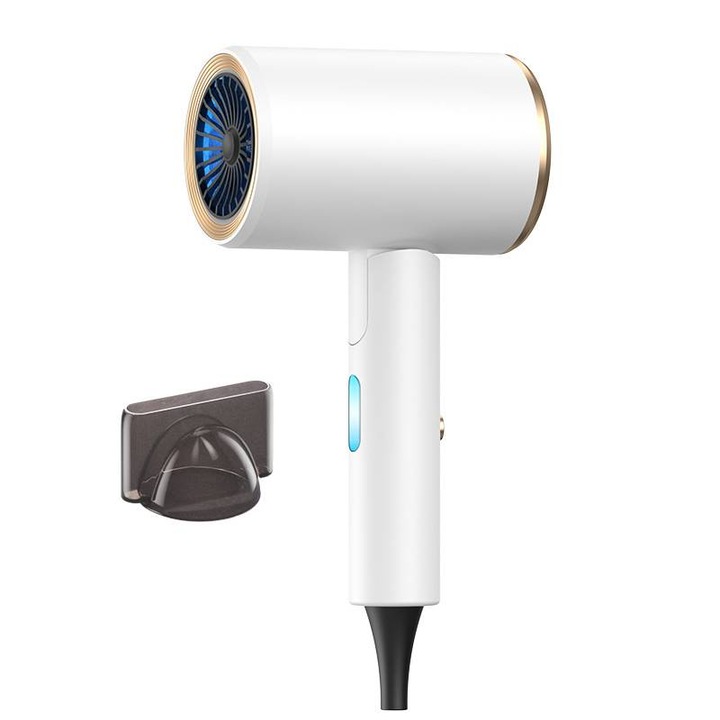 SANFACE hajszárító, utazó, 2200 W, 3 hőmérséklet-beállítás, fekete színű