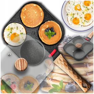 Set Tigaie Cu Capac, Material: Otel, Acoperire: Antiaderenta, Marmorat, Material Maner: Metal Cu Imitatie De Lemn, Material Capac: Sticla, 37 x 19 x 2, 5 cm, Multicolor, 1 Tigaie + Capac