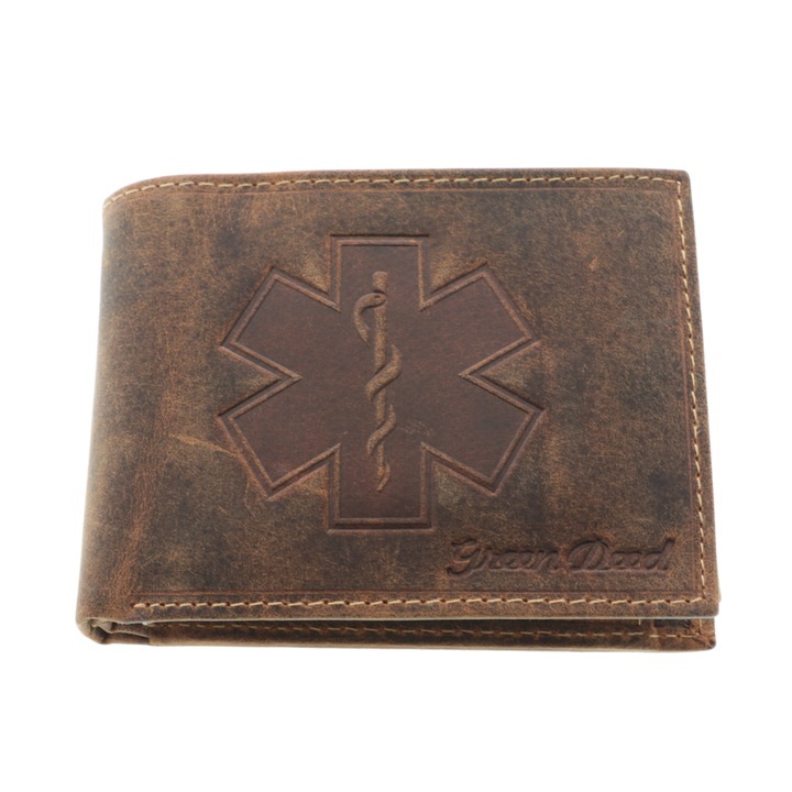 Portofel piele medicina - steaua vietii