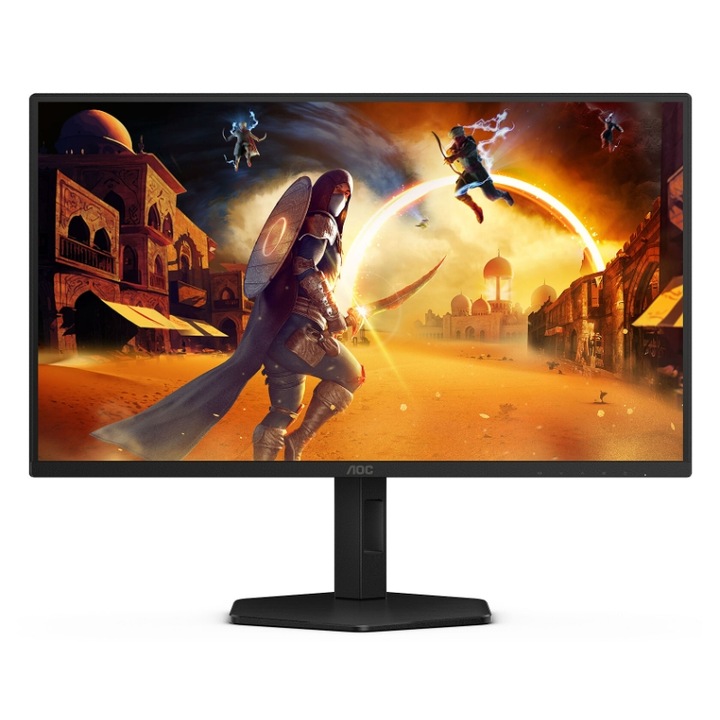 Játékmonitor Gyors IPS LED AOC 24.5" 25G4SXU, Full HD 1920 x 1080, HDMI, DisplayPort, Pivot, 310 Hz, 0.3 ms, Fekete