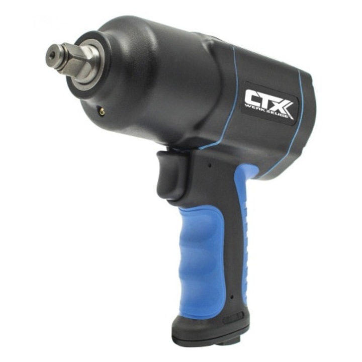 Cheie de impact pneumatic, Ctx werkzeuge, 1/2", 1600nm, negru/albastru