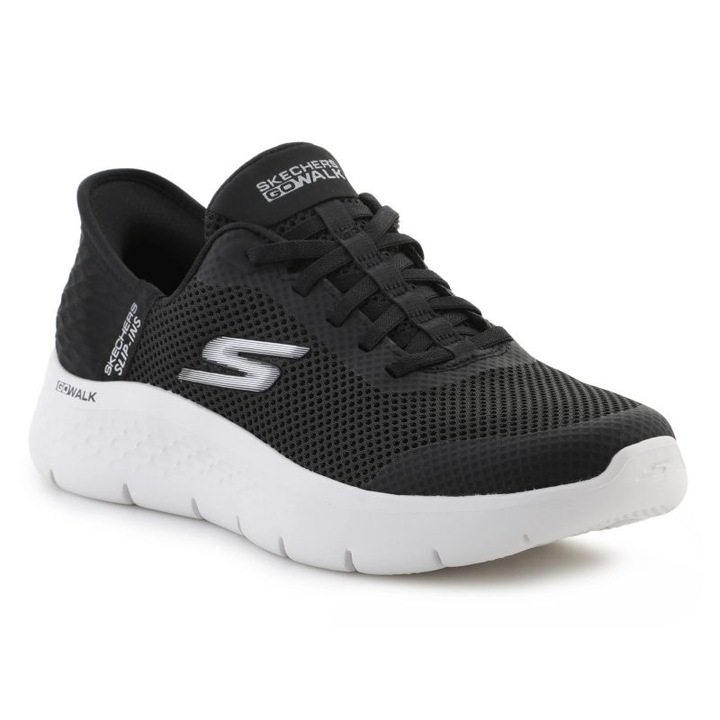 Női sportcipő, Skechers, BM223820, Fekete, Fekete