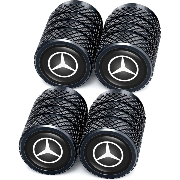 Set 4 Capacele pentru Ventil Auto Mercedes