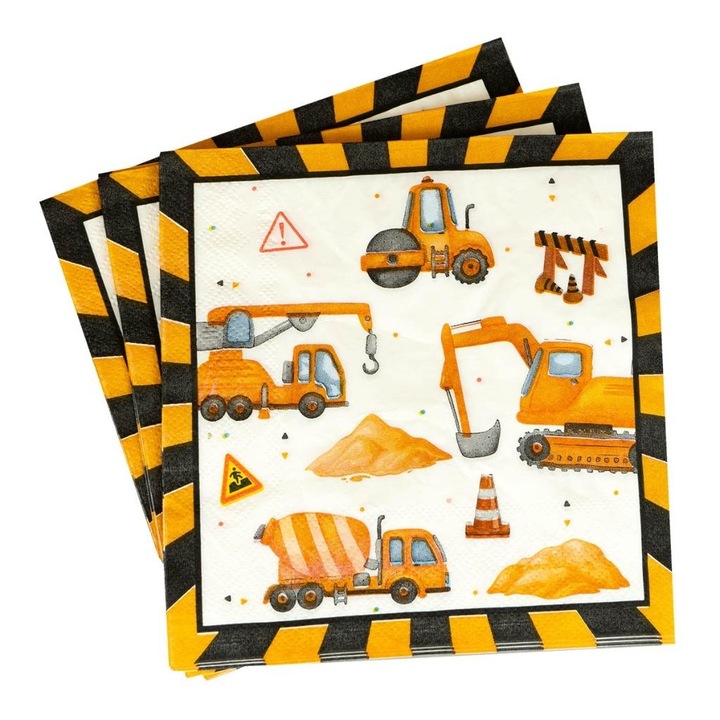 Servetele de hartie pentru santier, 20 buc.
