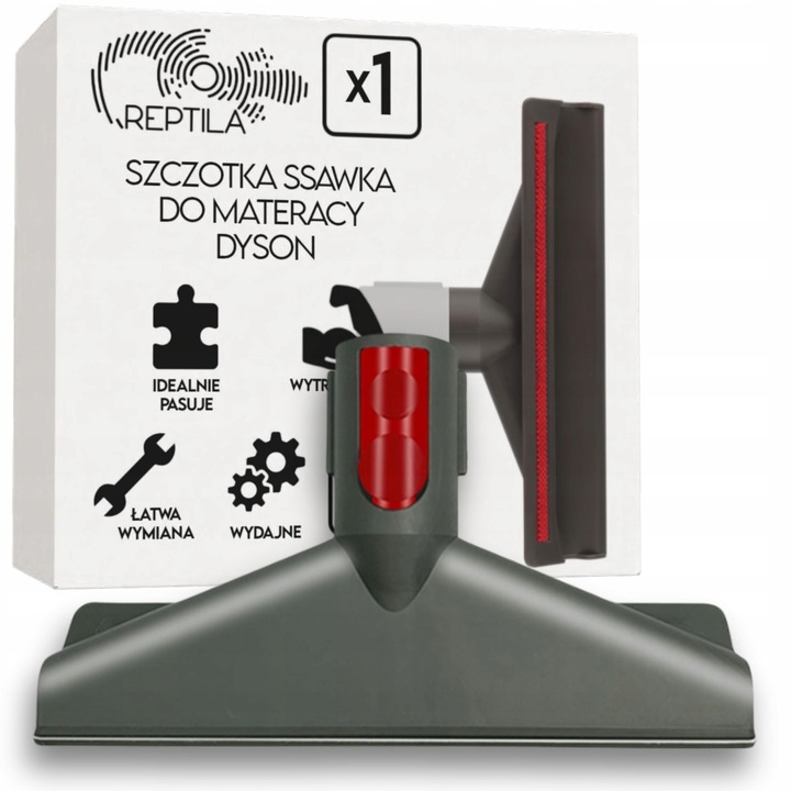 Perie aspirator, Luka, compatibilă cu DYSON, ABS / Nailon, Negru