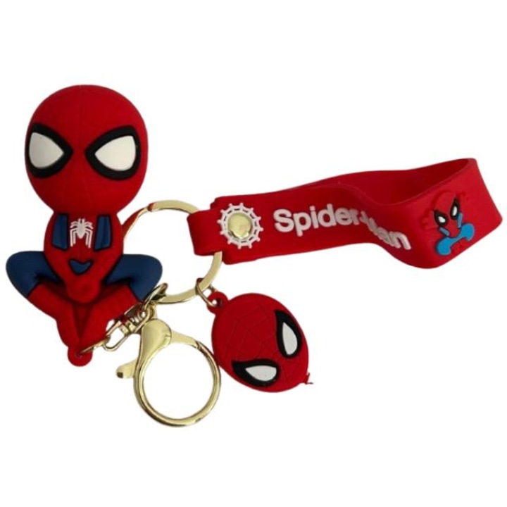 Фигурка ключодържател Спайдърмен, многоцветна, 5 см
