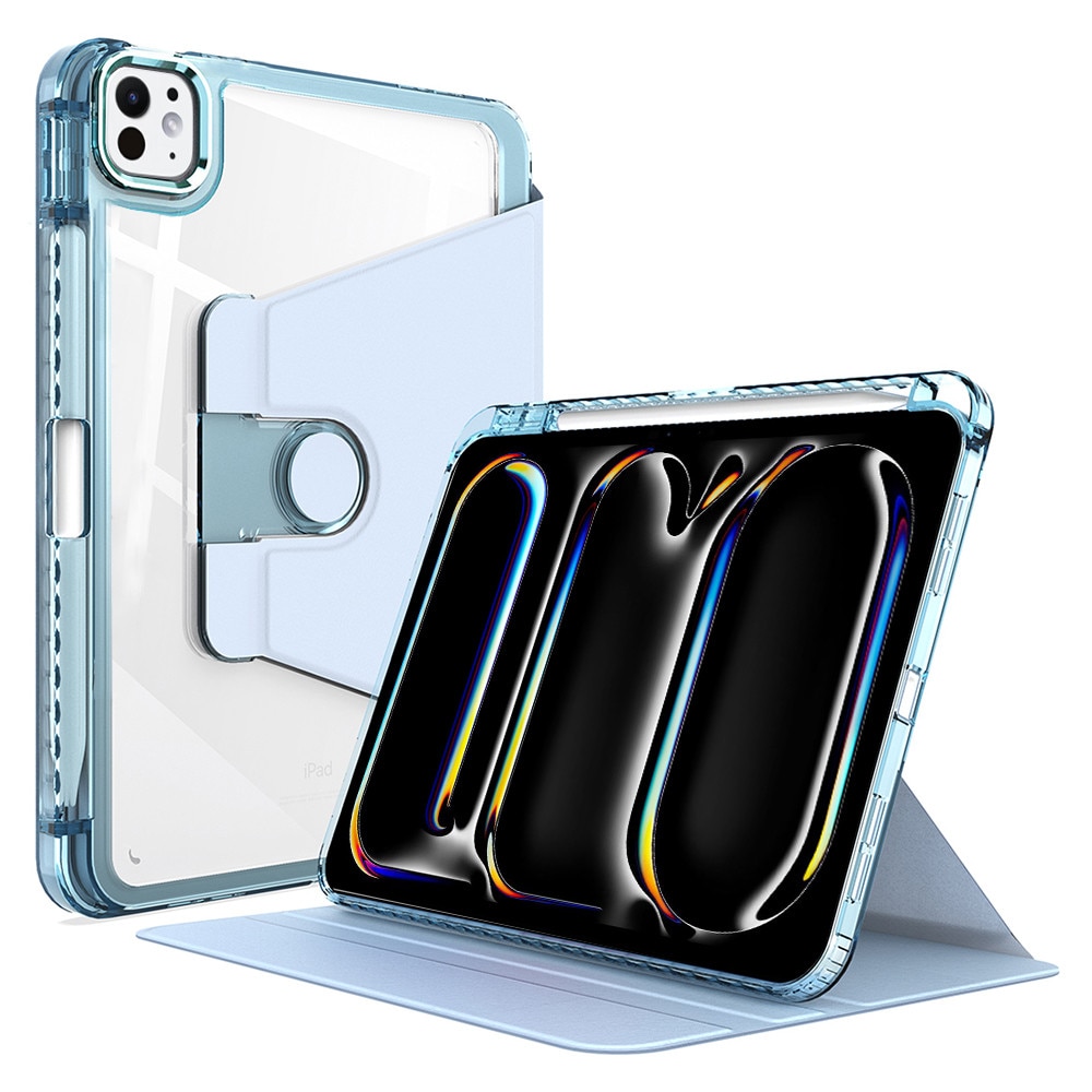 Husa compatibila cu iPad Pro 11 2024, Cloud Urban, S58, Premium Lexgard, Bleu