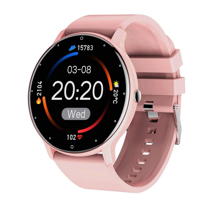 Smartwatch R2 Invest ZL02D, roz, 1,3", 300mAh, 35g