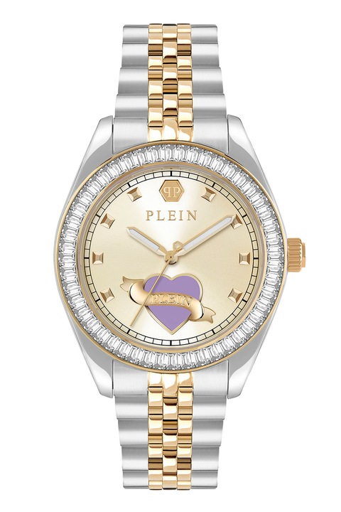 Philipp Plein, Valentine karóra szív alakú részlettel a kijelzőn, Ezüstszín, Aranyszín