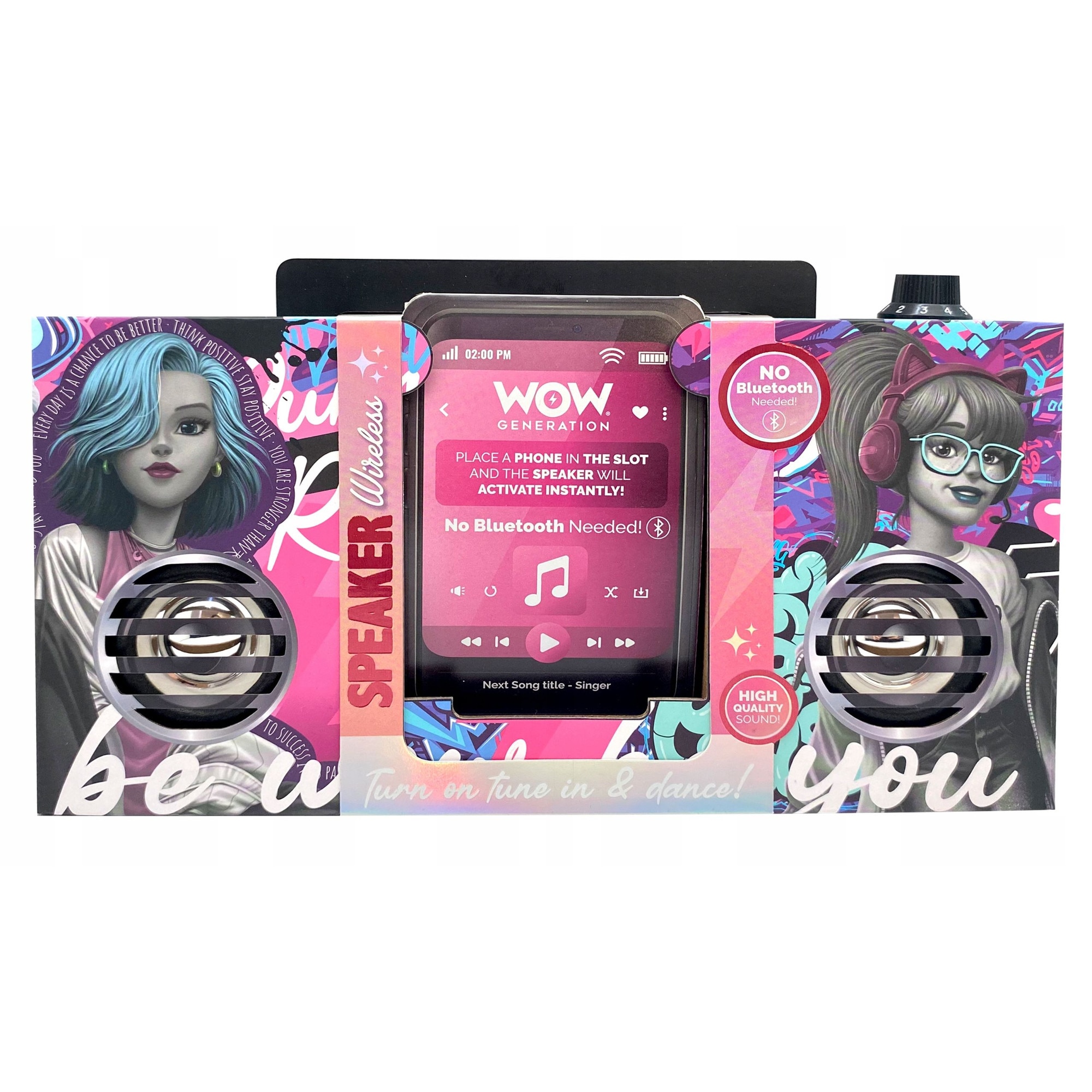 Difuzor portabil fara fir inductiv puternic pentru smartphone WOW, WOW Generation, WOW00122