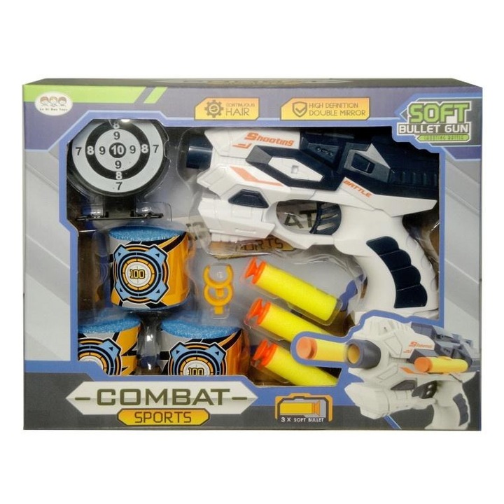 Пистолет за стрелички, бял