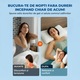 Perna Ortopedica Elindor® Memory Foam Pillow pentru Gat, Suport Cervical Ergonomic, Spuma cu Memorie Anatomica, Racoroasa, Hipoalergenica, Husa Detasabila Respirabila, Efect de Racire, Ideal pentru Dormit, Ajuta la Spondiloza Cervicala, 60x40x14 cm, Alb