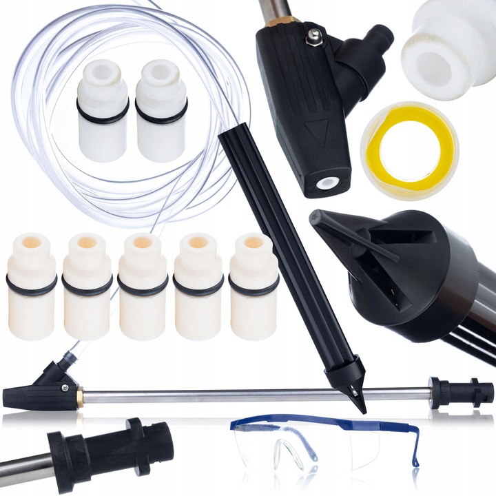 Set de piaskowanie Rosfix pentru Karcher K2-K7, 7 duze (5 intarite), plastic