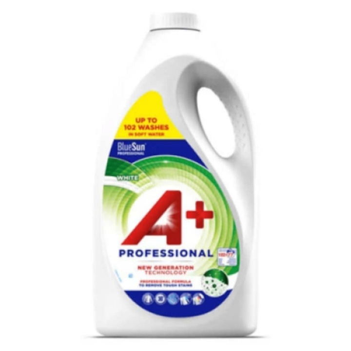 Folyékony mosószer A+ fehér, 4,62 liter, 77 mosás