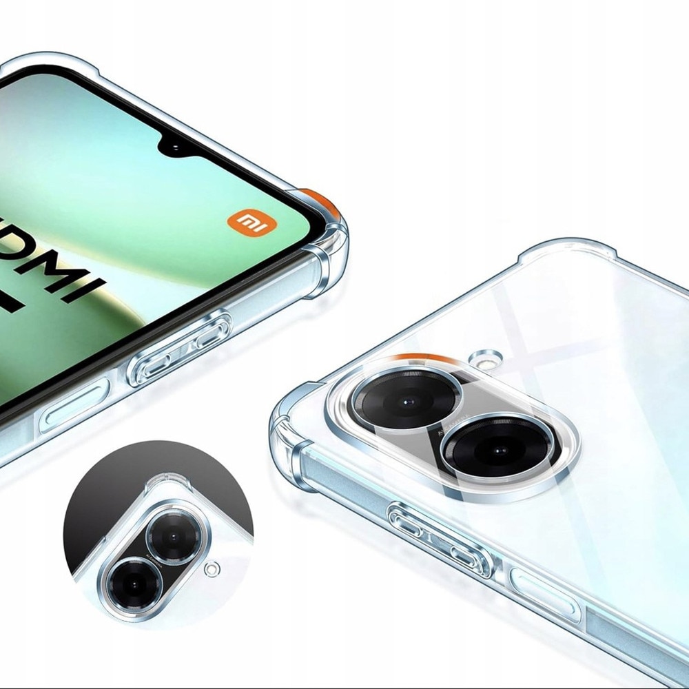 Husa pentru Xiaomi Redmi A5 4G, Silicon transparent, Antisoc, cu protectie camera, BzStore