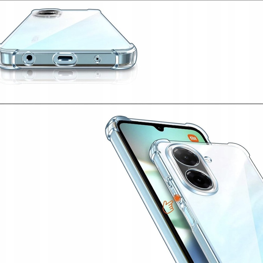 Husa pentru Xiaomi Redmi A5 4G, Silicon transparent, Antisoc, cu protectie camera, BzStore