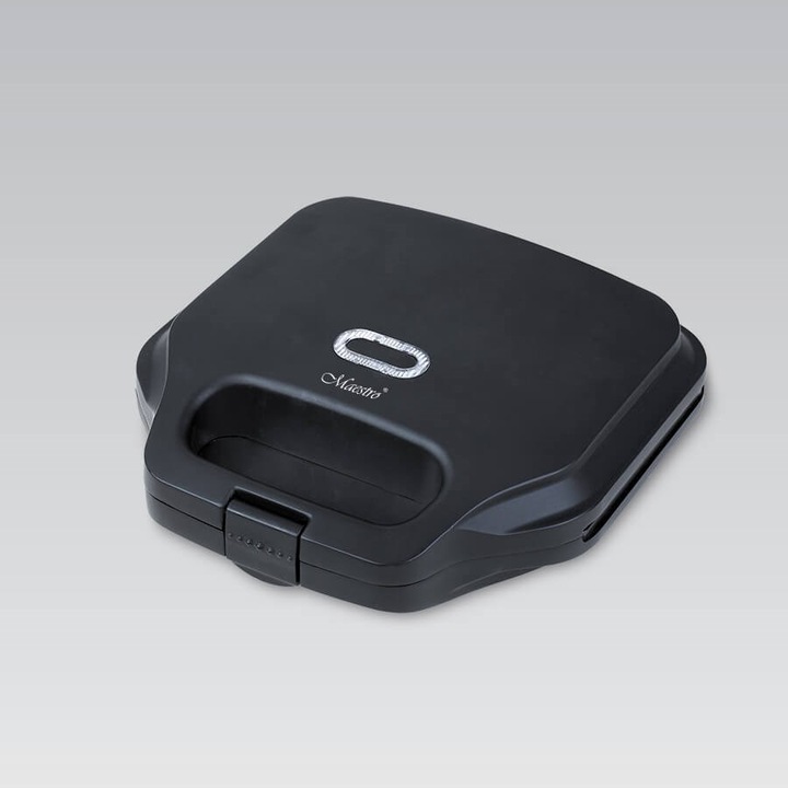 Aparat pentru sandvisuri / grill Maestro MR-708, 750W, electric, Negru, 1 buc