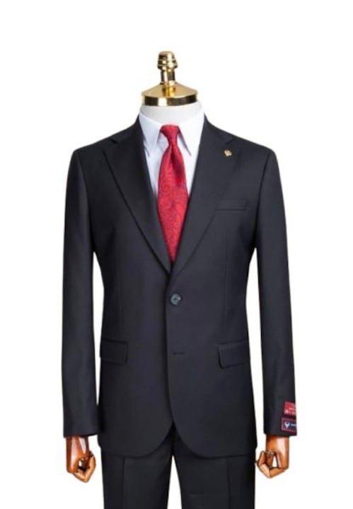 Costum pentru barbati, Talia 0, Slim fit-1403, Negru