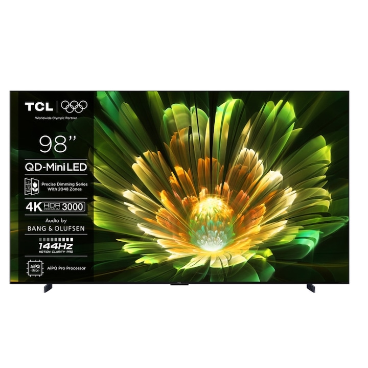 TCL Mini LED телевизор 248 см 85" 98Q7C, Ultra HD 4K, Smart TV, WiFi, CI+