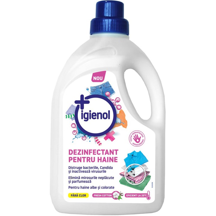 Igienol dezinfectant pentru haine fresh, 1,5L
