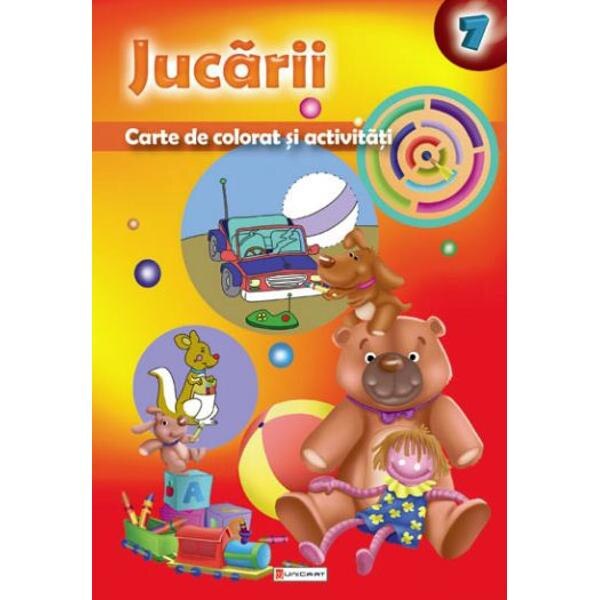 Jucarii - Carte de colorat si activitati