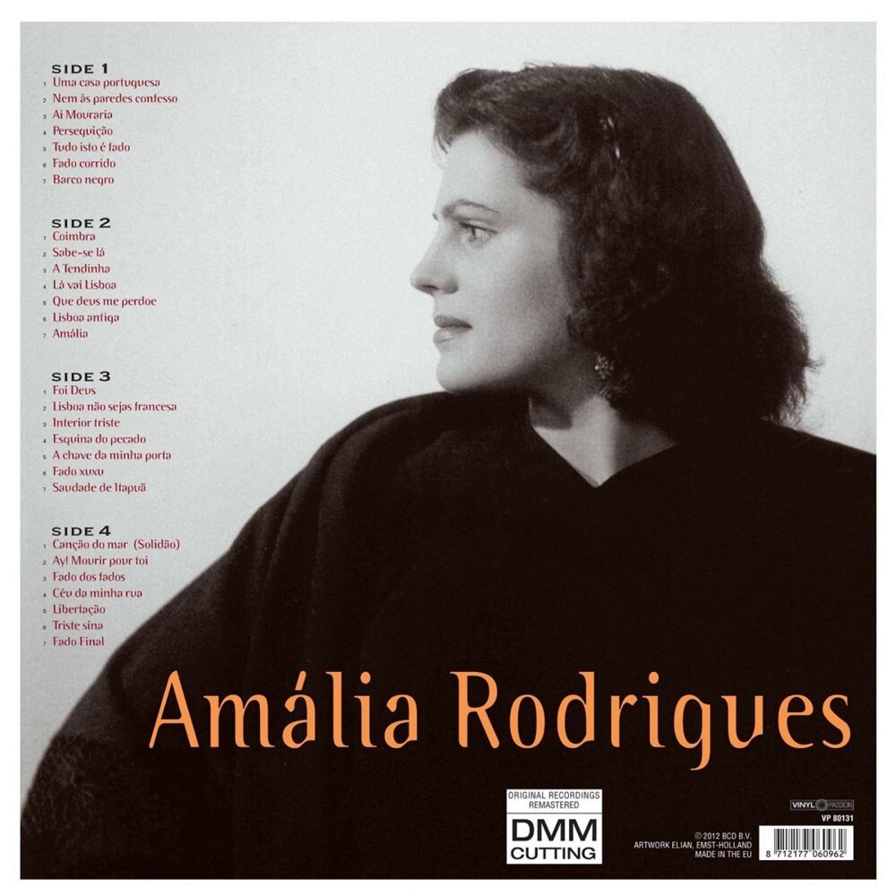 蘭2LP Amalia Rodrigues Uma Casa Portuguesa VP80131 Vinyl Passion 未開封 /00660 蘭2LP Amalia Rodrigues Uma Casa Portuguesa VP80131 Vinyl Passion