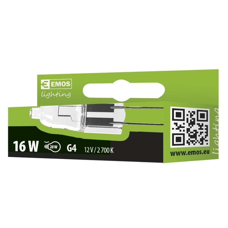 Bec ECO halogen ZE0501A, lumina calda 2700K, 14W, 235lm, tip capsula, G4, 2000 h functionare, garantie 2 ani, Emos