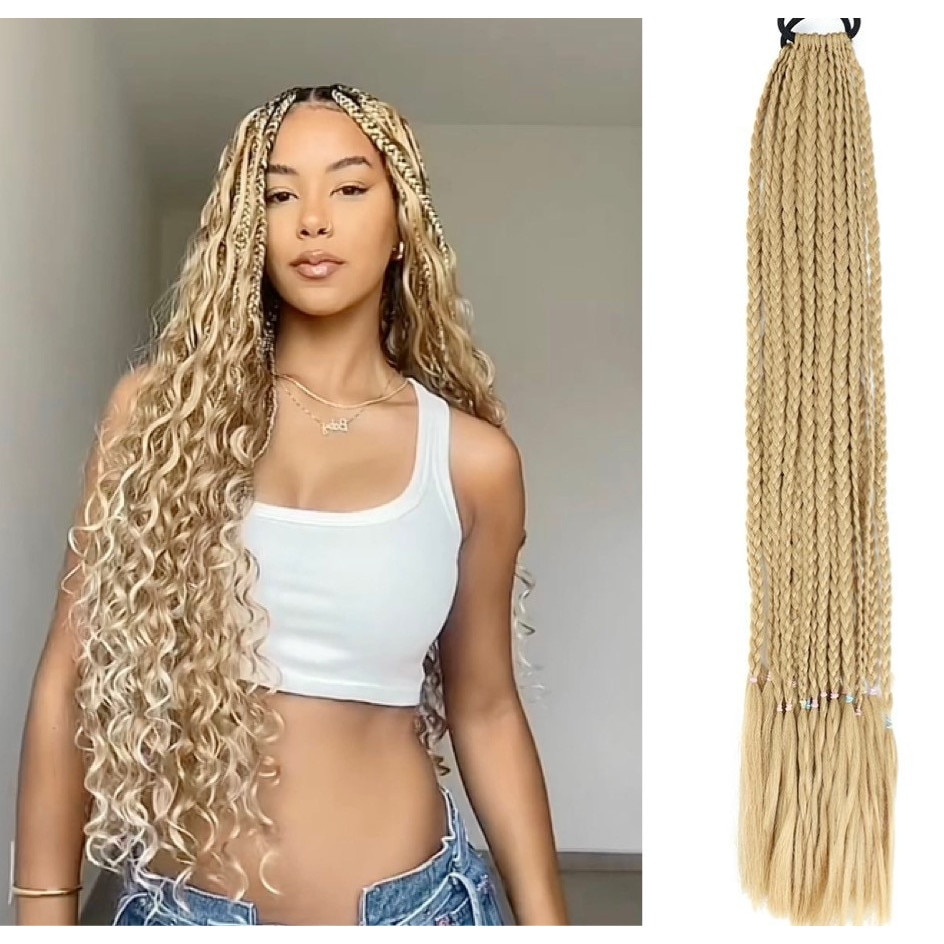 Codite Afro, Oskar Shop, bej, lungime medie, sintetice - eMAG.ro