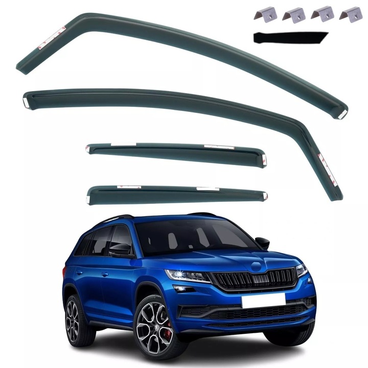 Комплект от 4 Ветробрана за предни и задни стъкла, за SKODA KODIAQ 2017-2023